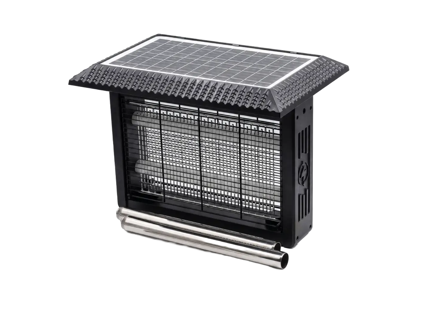 NovaVolt Solar Bug Zapper – UV light electric grid, solar powered, chemical-free pest protection